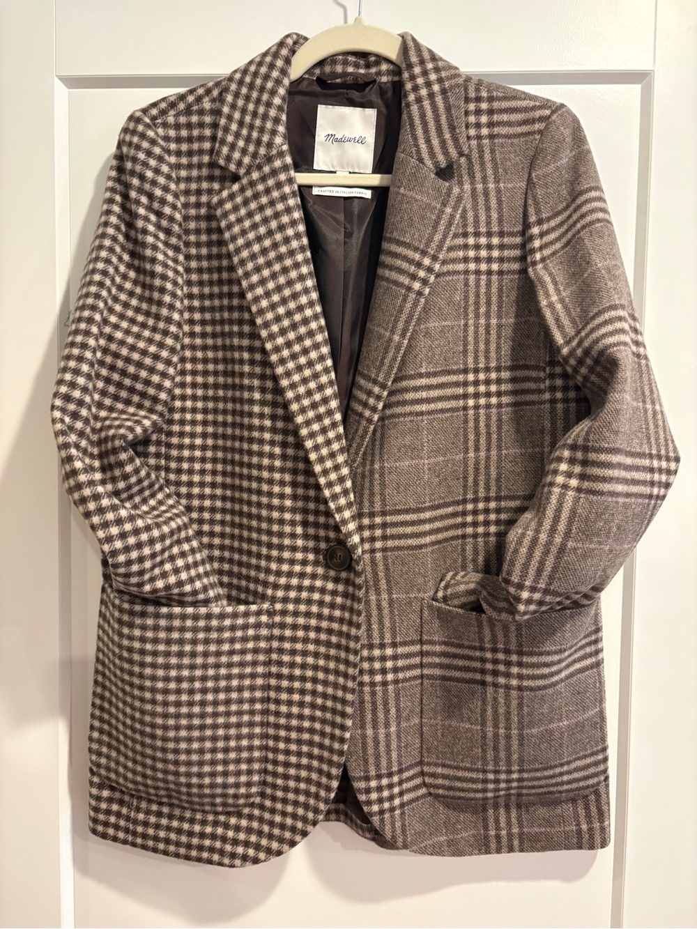 Madewell Satin-Lined Jacket in Deep Brown